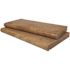 MSI Mediterranean Walnut 5 cm x 12 in. x 24 in. Brushed Travertine Pool Coping (15-Pieces / 30 Sq. ft. / Pallet)