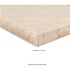 MSI Aegean Pearl 5 cm x 12 in. x 24 in. Tumbled Marble Pool Coping (10-Piece / 20 Sq. ft. / Pallet)