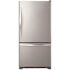 Whirlpool 22 cu. ft. Bottom Freezer Refrigerator in Stainless Steel with Spill Guard Glass Shelves