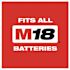 M18 18V Lithium-Ion 1/2 in. to 4 in. Force Logic High Capacity Cordless Knockout Tool Kit w/Die Set 3.0 Ah Batteries