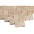MSI Crema Arched Herringbone 12 in. x 14 in. x 0.50 in. Polished Marble Wall Tile (9.9 sq. ft./Case)