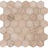 MSI Honeycomb 2 in. Hexagon 12 in. x 12 in. x 0.38 in. Tumbled Marble Mesh-Mounted Mosaic Tile (9.8 sq. ft./Case)