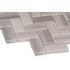 MSI Bergamo Herringbone 12 in. x 12 in. x 10 mm Polished Marble Mesh-Mounted Mosaic Tile (9.4 sq. ft. / case)