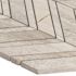 MSI White Quarry Chevron 12 in. x 14.75 in. Mixed Marble Floor and Wall Tile (10 sq. ft./Case)