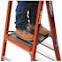 Werner 6 ft. Fiberglass Podium Step Ladder (12 ft. Reach Height) with 300 lbs. Load Capacity Type IA Duty Rating