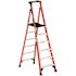 Werner 6 ft. Fiberglass Podium Step Ladder (12 ft. Reach Height) with 300 lbs. Load Capacity Type IA Duty Rating