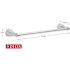 Delta Foundations 3-Piece Bath Hardware Set with 18 in. Towel Bar, Toilet Paper Holder, Towel Ring in Polished Chrome