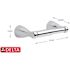 Delta Foundations 3-Piece Bath Hardware Set with 18 in. Towel Bar, Toilet Paper Holder, Towel Ring in Polished Chrome