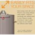 Rheem Marathon 50 Gal. Tall Lifetime 240-Volt 4500-Watt Non-Metallic Electric Water Heater