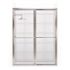 Newport 42 in. to 43.625 in. x 70 in. Framed Sliding Shower Door with Towel Bar in Chrome with Aquatex Glass