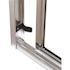 Newport 44 in. to 45.625 in. x 70 in. Framed Sliding Shower Door with Towel Bar in Chrome and Aquatex Glass