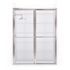 Newport 44 in. to 45.625 in. x 70 in. Framed Sliding Shower Door with Towel Bar in Chrome and Aquatex Glass