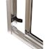 Newport 46 in. to 47.625 in. x 70 in. Framed Sliding Shower Door with Towel Bar in Chrome and Aquatex Glass
