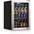 Newair 17 In. 90-Can Freestanding Beverage Cooler W/ Adjustable Shelves (Stainless Steel)