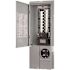 Homeline 200 Amp 30-Space 42-Circuit Outdoor Ring-Type Semi-Flush Mount Solar-Ready Main Breaker plug-on neutral CSED