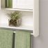 Zenna Home 19.19 in. W x 25.63 in. H Bathroom Storage Wall Cabinet in White