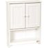Zenna Home 19.19 in. W x 25.63 in. H Bathroom Storage Wall Cabinet in White
