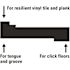 ROBERTS 2.75 in. x 9.25 in. x 0.50 in. Black Universal Tapping Block