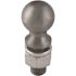 CURT 2-5/16" Trailer Hitch Tow Ball (1-1/4" x 2-5/8" Shank, 30,000 lbs., Raw Steel)