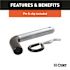 CURT 15,000 lbs. 4 in. Drop Loaded Forged Trailer Hitch Ball Mount with 2-5/16 in. Ball (2 in. Shank)