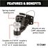 CURT 16,000 lbs. Trailer Hitch Ball Mount & Pintle Hook Combination with 2-5/16 in. Ball