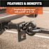 CURT 10,000 lbs. Pintle Hook Trailer Hitch (Fits 2-1/2 in. or 3 in. Lunette Eyes)