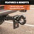 CURT 30,000 lbs. Pintle Hook Trailer Hitch (Fits 2-1/2 in. or 3 in. Lunette Eyes)