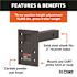 CURT Adjustable Pintle Mount (2 in. Shank, 15,000 lbs., 7 in. High, 8 in. Long)