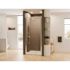 Coastal Shower Doors Legend 29.625 in. to 30.625 in. x 64 in. Framed Hinged Shower Door in Chrome with Obscure Glass