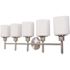 Design House Aubrey 5-Light Satin Nickel Vanity Light