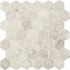 MSI Carrara White Hexagon 12 in. x 12 in. x 10 mm Polished Marble Mesh-Mounted Mosaic Floor and Wall Tile (10 sq. ft. /case)