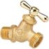 Everbilt 1/2 in. MIP and 1/2 in. SWT x 3/4 in. MHT Brass No-Kink Hose Bibb Valve