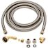 Everbilt 3/8 in. COMP x 3/8 in. COMP x 96 in. Universal Stainless Steel Dishwasher Connector