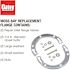 Oatey 7 in. Galvanized Steel Toilet Flange Replacement Ring