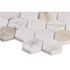 MSI Calacatta Gold Hexagon 12 in. x 12 in. x 10mm Polished Marble Mesh-Mounted Mosaic Tile