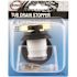 DANCO 2 in. Plastic Touch-Toe Bathtub Drain Stopper in Polished Brass