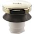DANCO 2 in. Plastic Touch-Toe Bathtub Drain Stopper in Polished Brass