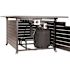 Fire Sense Longmont 49 in. x 35 in. Rectangular Extruded Aluminum LPG Fire Pit