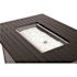Fire Sense Longmont 49 in. x 35 in. Rectangular Extruded Aluminum LPG Fire Pit