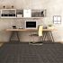 Foss Everest - Ocean Blue - Blue Commercial 24 x 24 in. Peel and Stick Carpet Tile Square (60 sq. ft.)