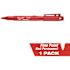 Milwaukee INKZALL Red Fine Point Jobsite Permanent Marker