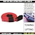 SNAP-LOC 15 ft. Tow Strap with Hook and Loop Storage Fastener
