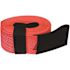 SNAP-LOC 4 in. x 30 ft. x 20,000 lbs. Tow and Lifting Strap with Hook and Loop Storage Fastener in Red
