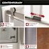 Delta 48-60 in. W Contemporary Frameless Sliding Shower Track Assembly Kit in Nickel (For 1/4 in. (6mm) Glass)