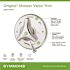 Symmons Origins Temptrol 1-Handle Wall-Mounted Valve Trim Kit in Polished Chrome (Valve Not Included)