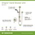 Symmons Origins Temptrol 1-Spray Patterns Handheld Shower Head in Polished Chrome (Valve Included)