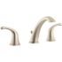 Symmons Minimalist 8 in. Widespread 2-Handle Bathroom Faucet with Drain Assembly in Brushed Nickel