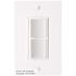 2-Function Rocker Combination Switch in White (120-Volt, 15 AMP(X2))