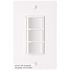 3-Function Rocker Combination Switch in White (120-Volt, 15 AMP)