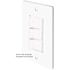 3-Function Rocker Combination Switch in White (120-Volt, 15 AMP)